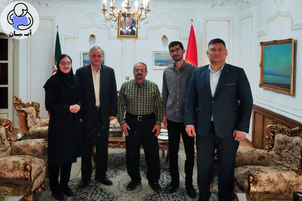 جلسه با کاردار اقتصادی قرقیزستان در ایران برای فروش سوپرجاذب های کشاورزی