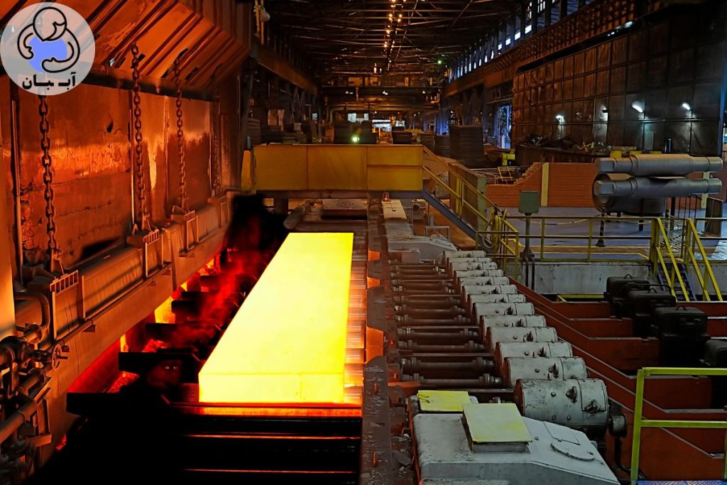 ۲. صنایع فولاد و فلزکاری: لجن متراکم و آبگیری سریع